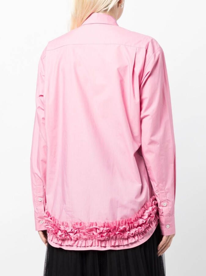Molly Goddard Blouse met ruches Roze