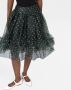 Molly Goddard Tulen midi-rok Zwart - Thumbnail 5