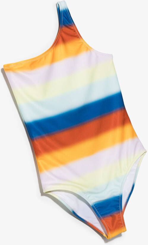 Molo Badpak met horizontale streep Oranje