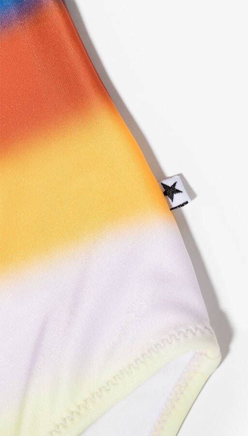 Molo Badpak met horizontale streep Oranje