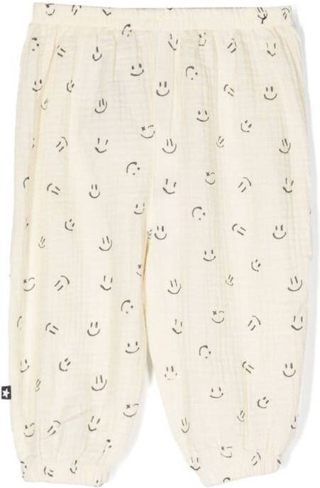 Molo Broek met print Beige