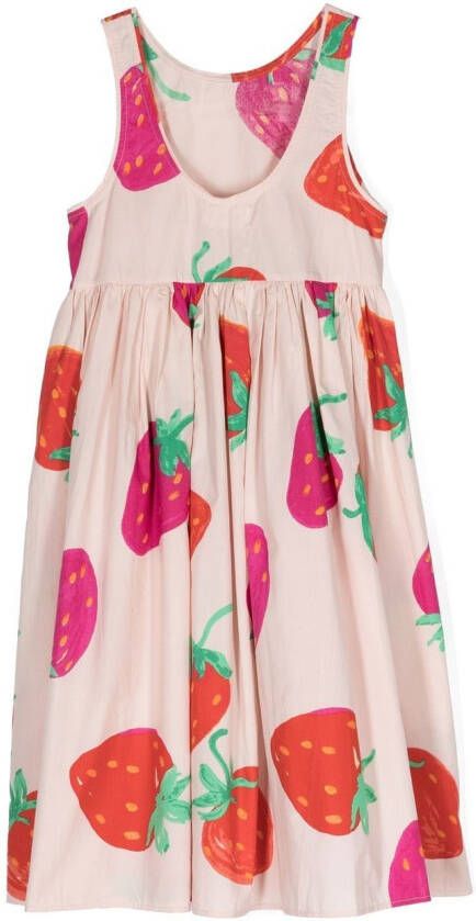 Molo Jurk met aardbeiprint Rood
