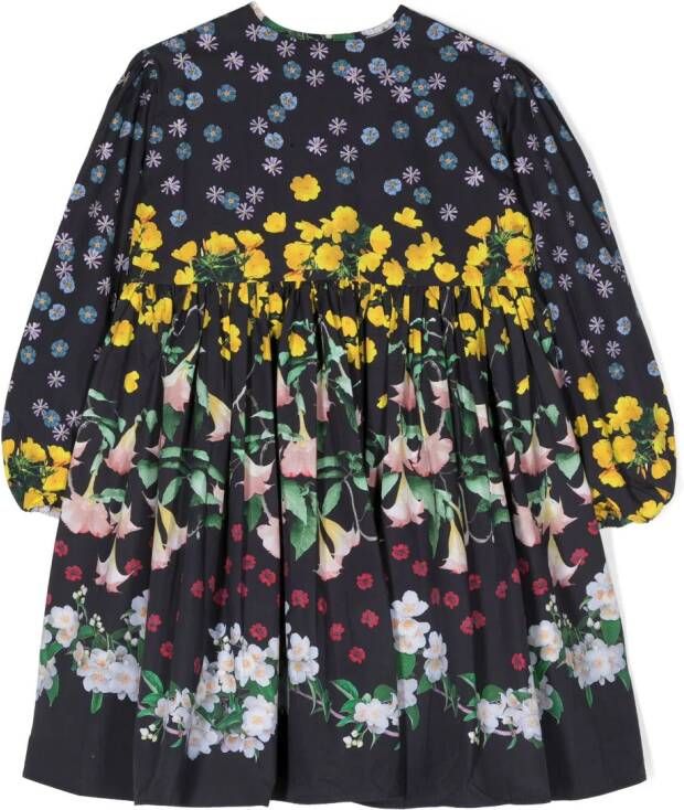 Molo Jurk met bloemenprint Blauw