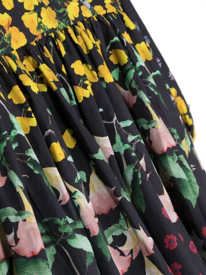 Molo Jurk met bloemenprint Blauw