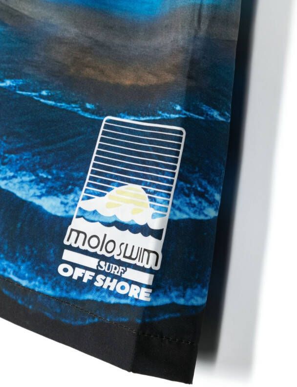 Molo Zwembroek met print Blauw
