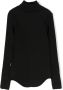 Molo Ribgebreid T-shirt Zwart - Thumbnail 2