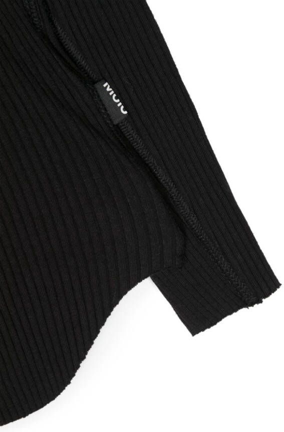 Molo Ribgebreid T-shirt Zwart