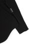 Molo Ribgebreid T-shirt Zwart - Thumbnail 3