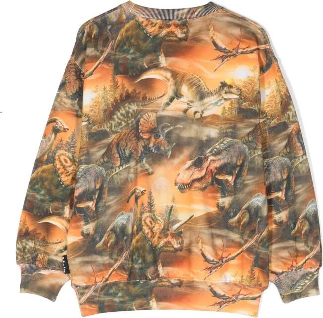 Molo Sweater met grafische print Oranje
