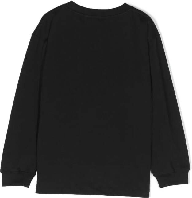Molo Sweater met logoprint Zwart