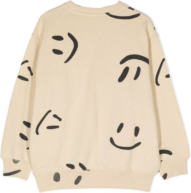 Molo Sweater met print Beige