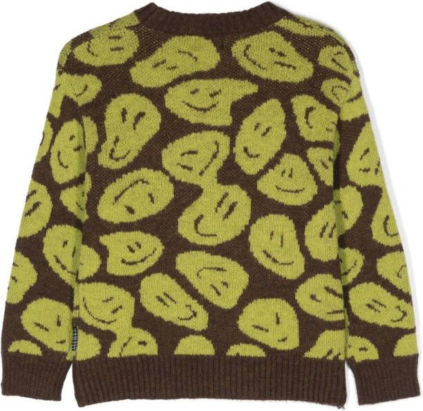 Molo Sweater met print Groen