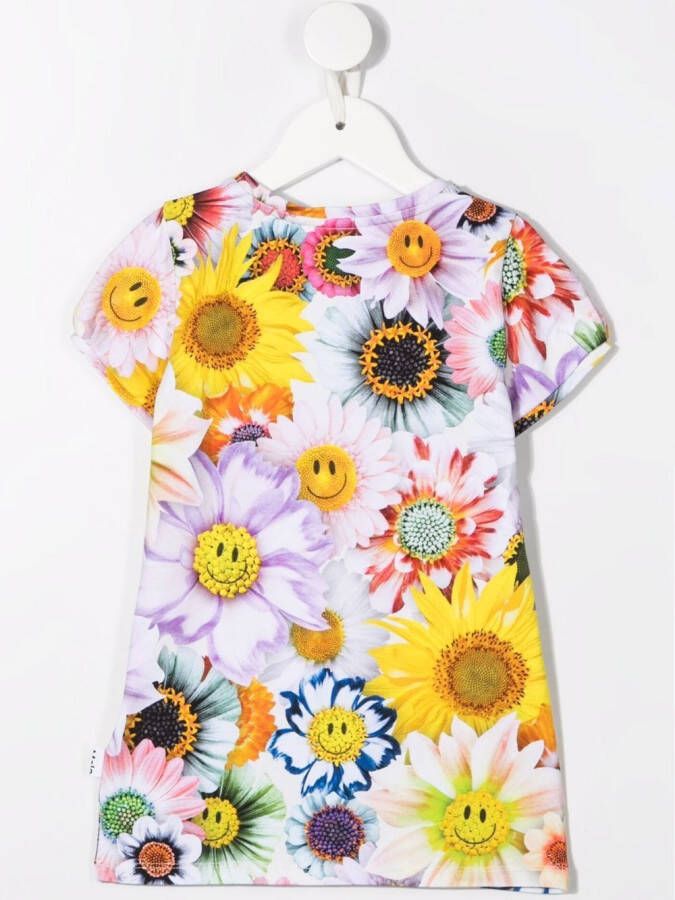 Molo T-shirt met bloemenprint Geel