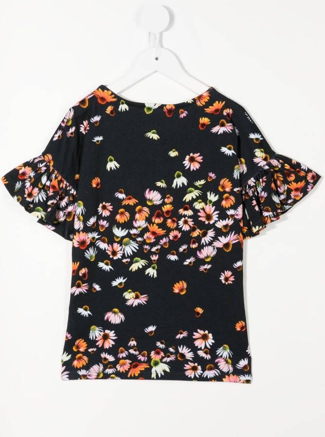 Molo T-shirt met bloemenprint Zwart