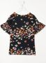 Molo T-shirt met bloe print Zwart - Thumbnail 2