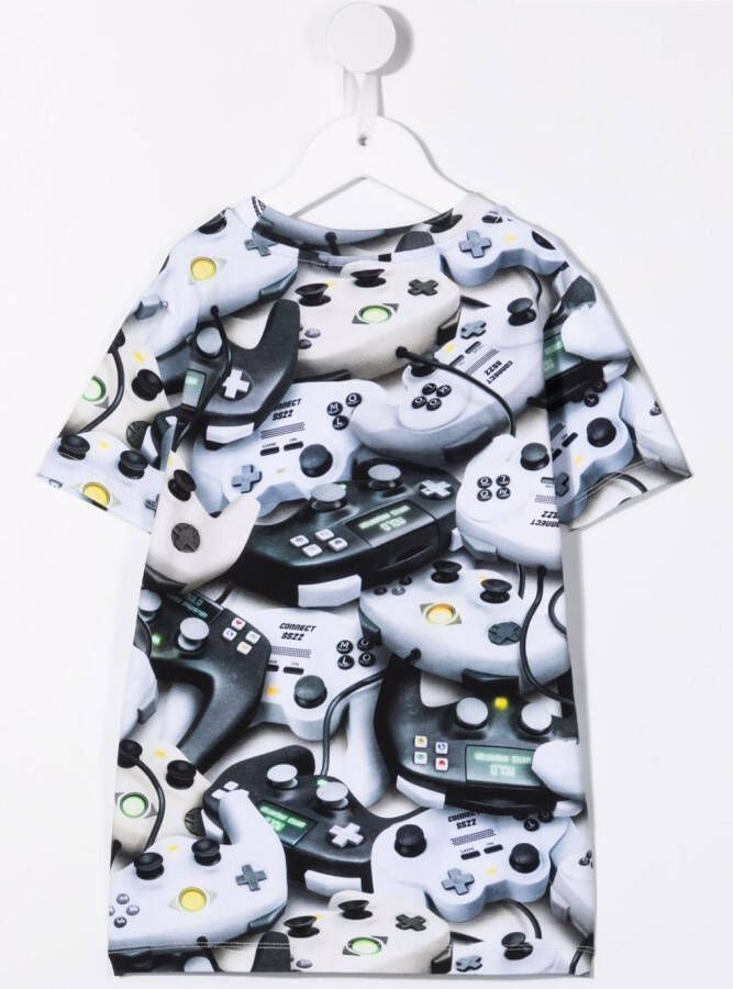 Molo T-shirt met print Beige