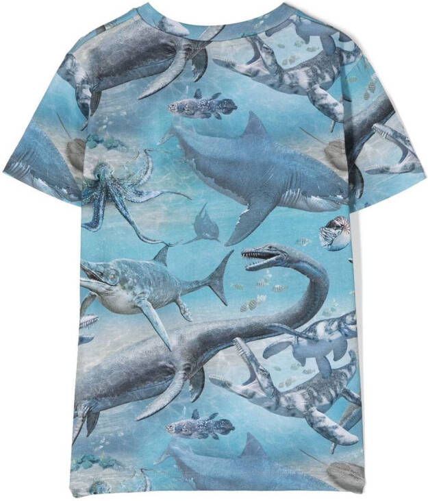 Molo T-shirt met print Blauw