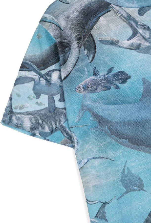 Molo T-shirt met print Blauw