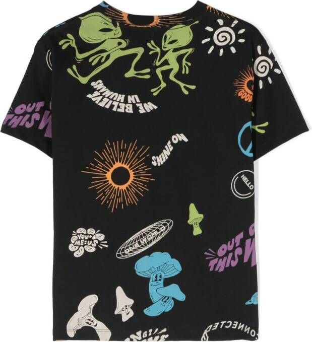 Molo T-shirt met print Zwart