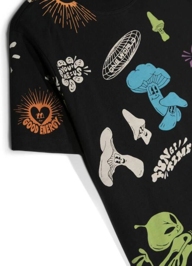 Molo T-shirt met print Zwart