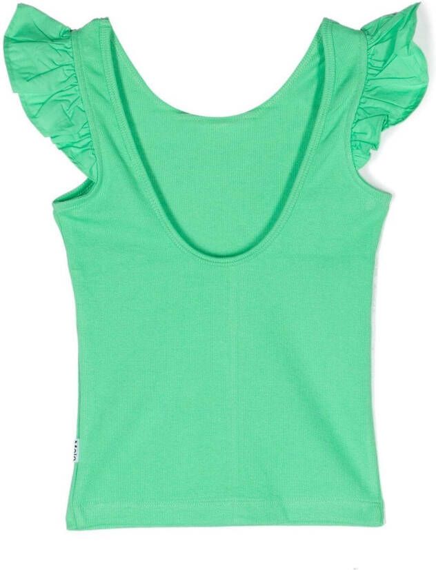 Molo T-shirt met ruches Groen