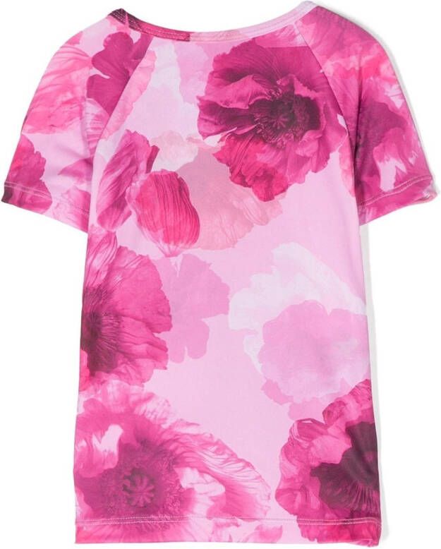 Molo T-shirt met V-hals Roze