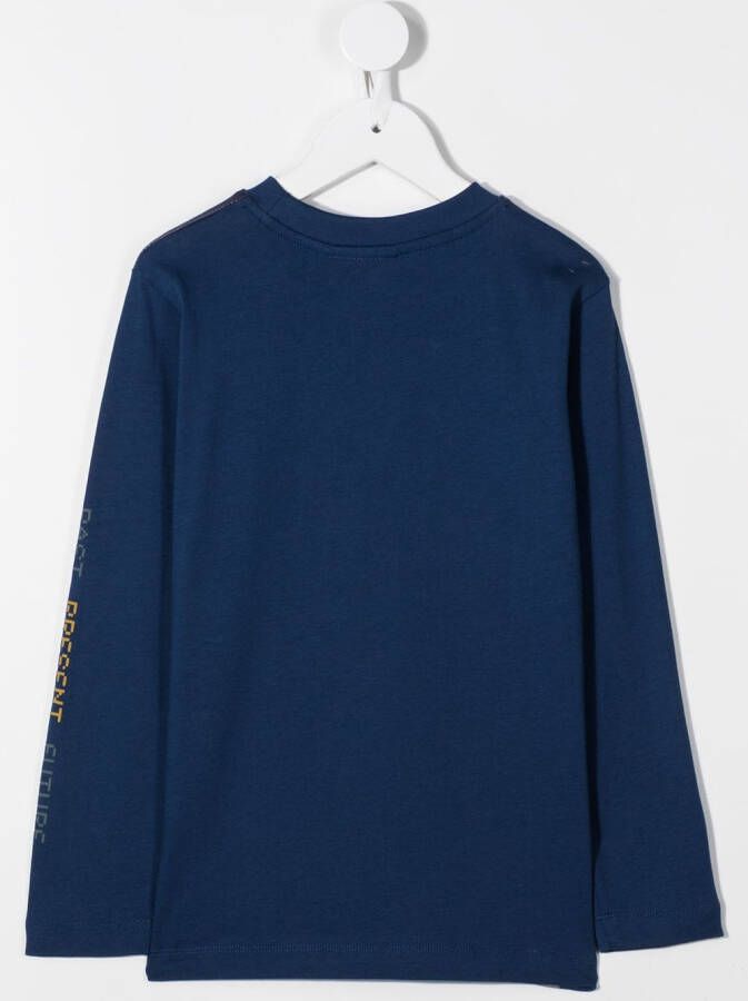 Molo Top met print Blauw