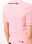 Moncler T-shirt met logopatch Roze - Thumbnail 2