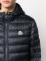 Moncler Donsjack met logopatch Blauw - Thumbnail 5