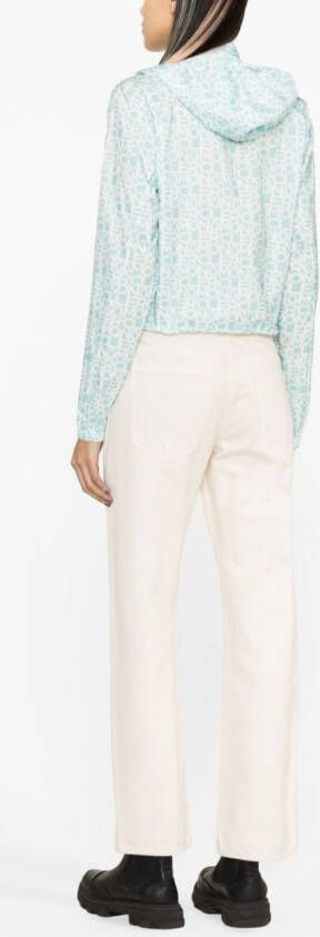 Moncler Jack met logoprint Groen