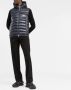 Moncler Bodywarmer met logopatch Blauw - Thumbnail 2