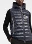 Moncler Bodywarmer met logopatch Blauw - Thumbnail 3