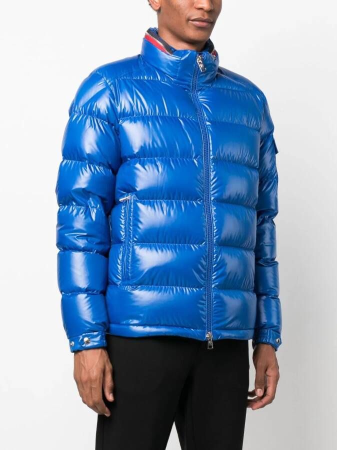 Moncler Bourne gewatteerd jack Blauw