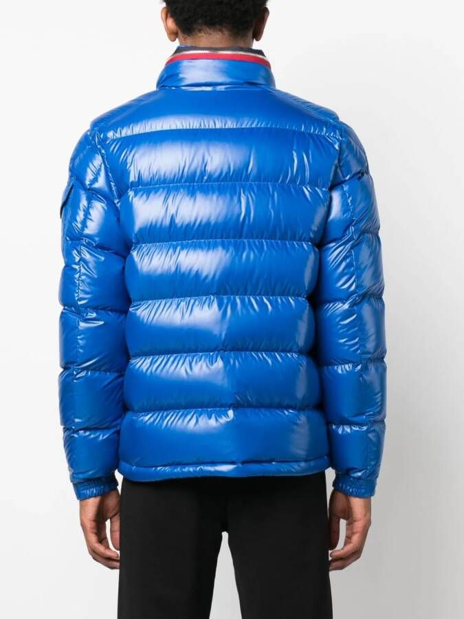 Moncler Bourne gewatteerd jack Blauw