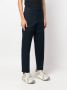 Moncler Chino met logo-applicatie Blauw - Thumbnail 3
