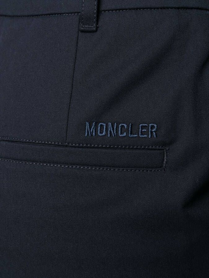 Moncler Cropped broek Blauw