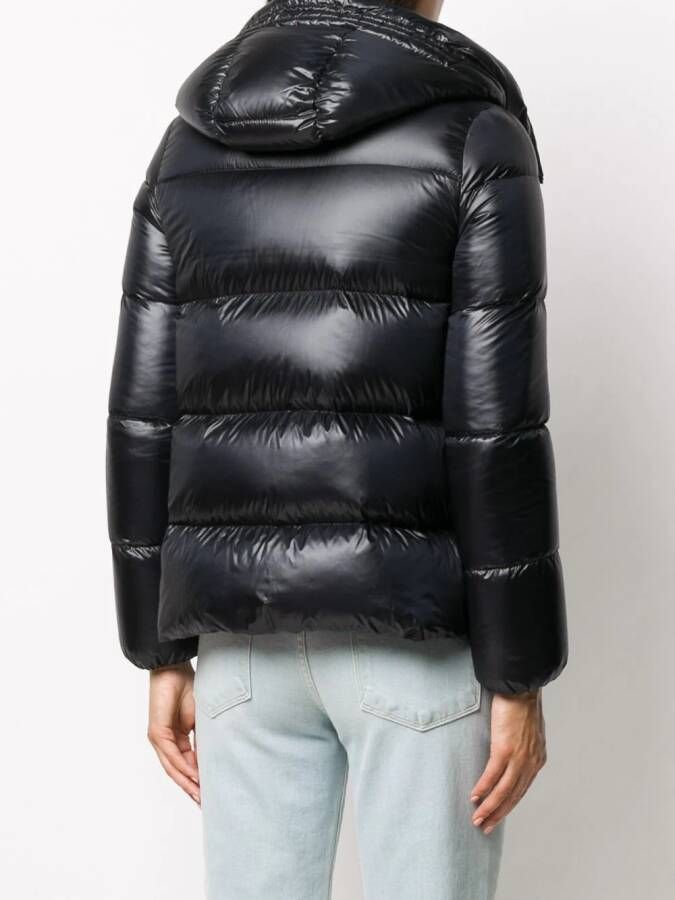 Moncler Donsjack met capuchon Zwart