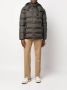 Moncler Donsjack met logopatch Groen - Thumbnail 2