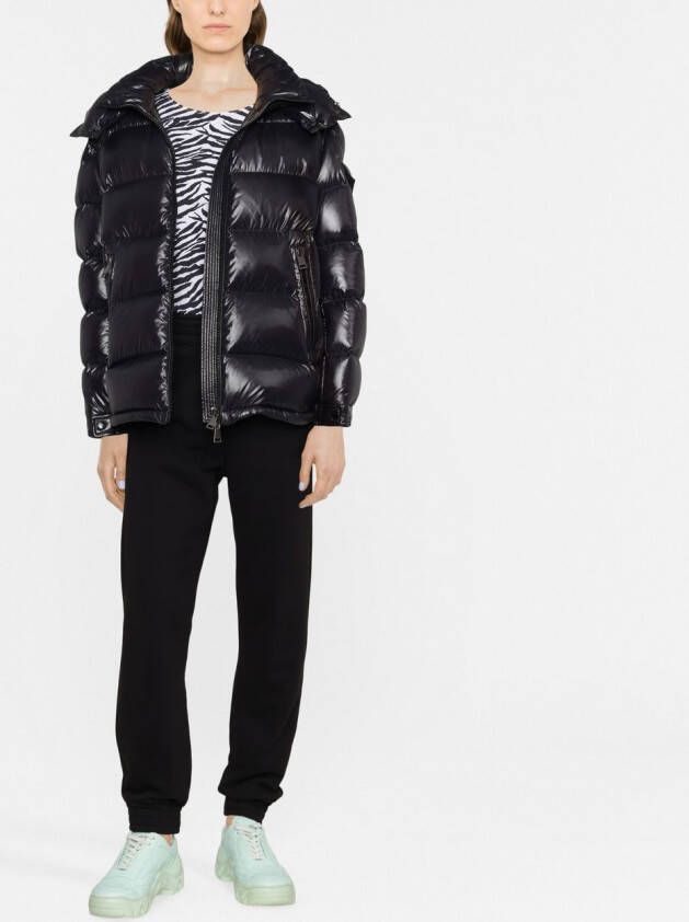 Moncler Maire gewatteerd donsjack Zwart