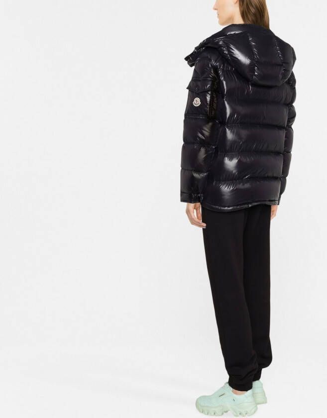 Moncler Maire gewatteerd donsjack Zwart
