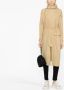Moncler Jas met trekkoordtaille Beige - Thumbnail 2