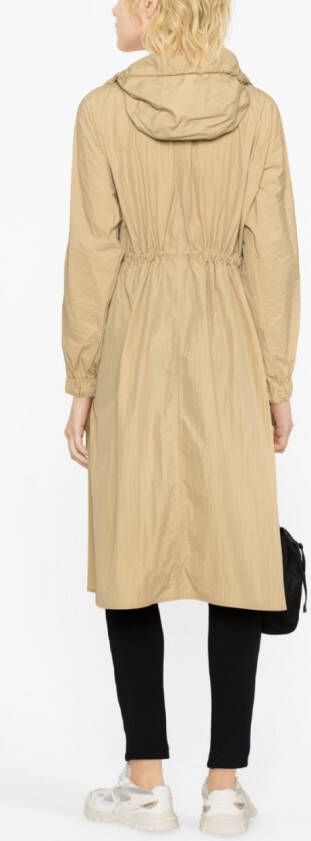 Moncler Jas met trekkoordtaille Beige