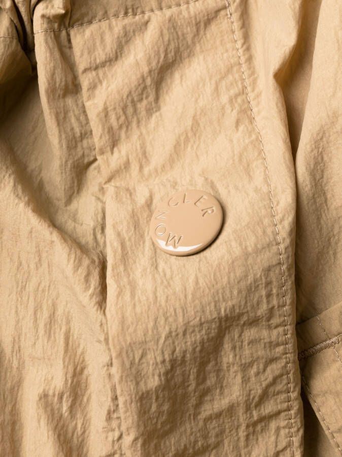 Moncler Jas met trekkoordtaille Beige