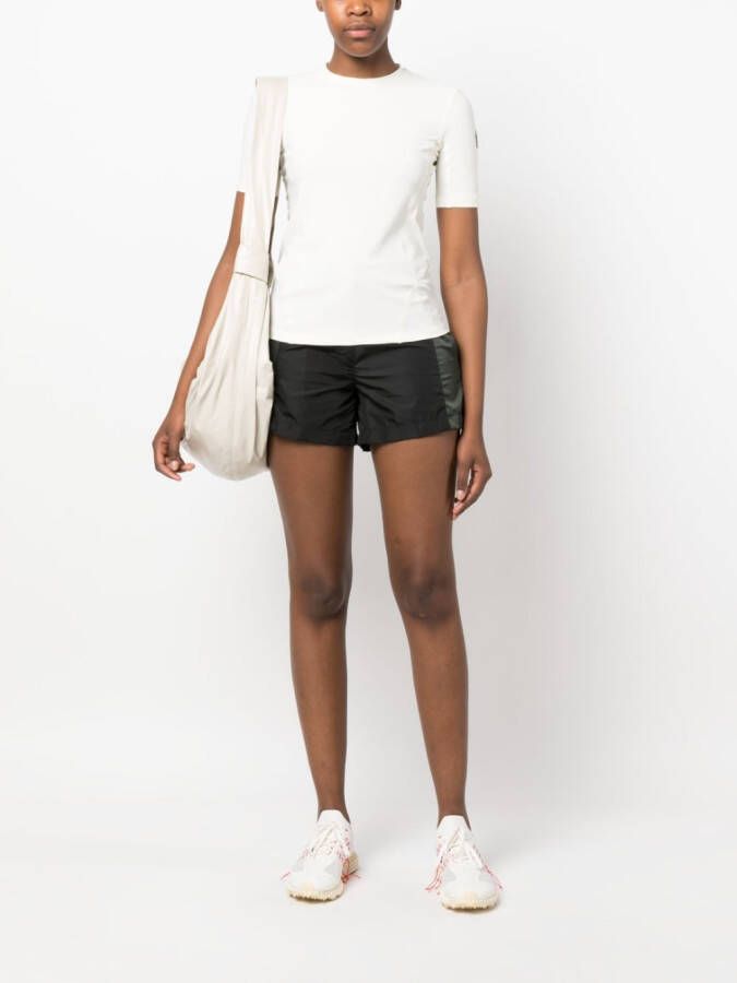 Moncler Shorts met contrasterend detail Zwart