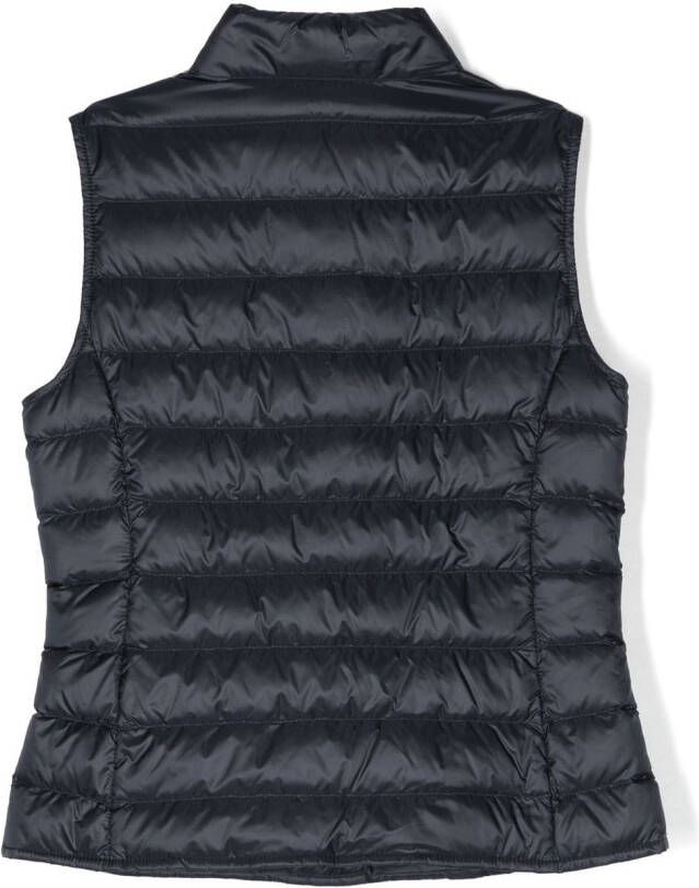 Moncler Enfant Bodywarmer met logopatch Blauw