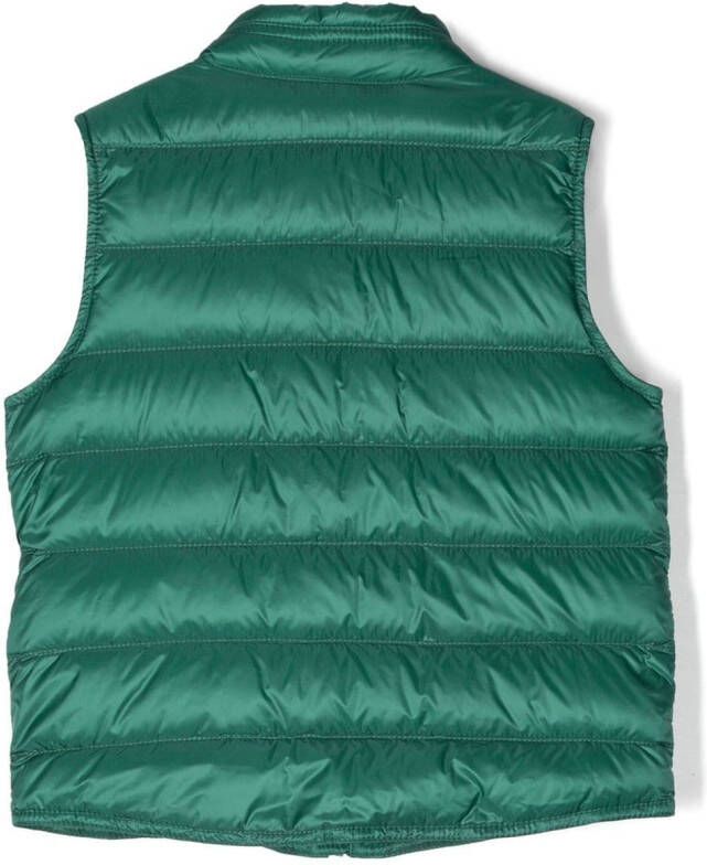 Moncler Enfant Bodywarmer met rits Groen
