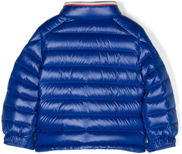 Moncler Enfant Bourne gewatteerd jack Blauw