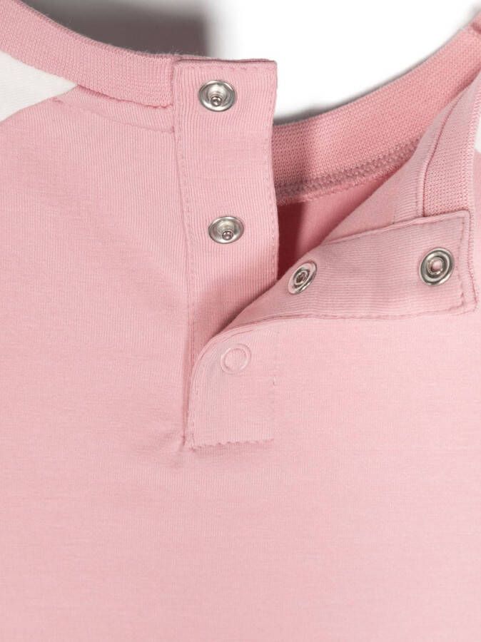 Moncler Enfant T-shirt met print Roze