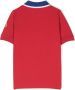 Moncler Enfant Poloshirt met contrasterende kraag Rood - Thumbnail 2