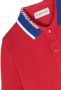 Moncler Enfant Poloshirt met contrasterende kraag Rood - Thumbnail 3
